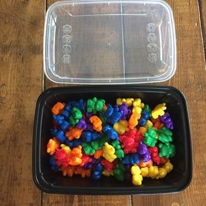 Baby bear counters, set of 102 bears